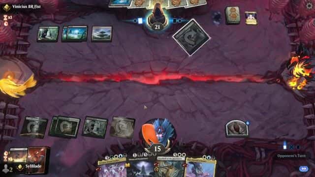 Watch MTG Arena Video Replay - Abzan Midrange by SylBlade VS Golgari Control by Vinicius BR Fist - Standard Traditional Ranked