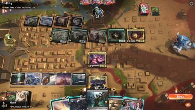 Watch MTG Arena Video Replay - Kaalia of the Vast by Moris VS Voja, Jaws of the Conclave by Zo1db3rg - Historic Brawl