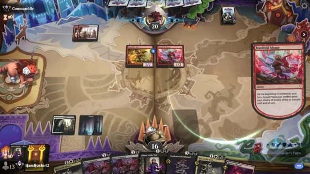 Watch MTG Arena Video Replay - Mardu Midrange by HamHocks42 VS Boros Aggro by Conman68r - Standard Ranked