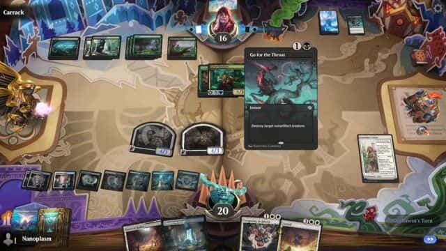 Watch MTG Arena Video Replay - Esper Control by Nanoplasm VS Golgari Control by Carrack - Standard Challenge Match