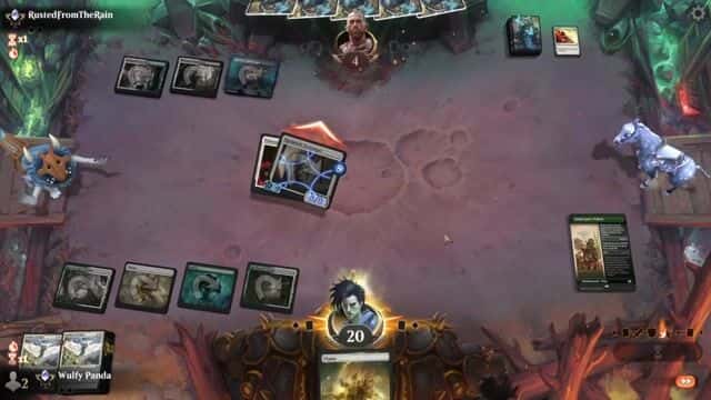 Watch MTG Arena Video Replay - Rogue by Wulfy Panda VS Esper Midrange by RustedFromTheRain - Standard Traditional Ranked