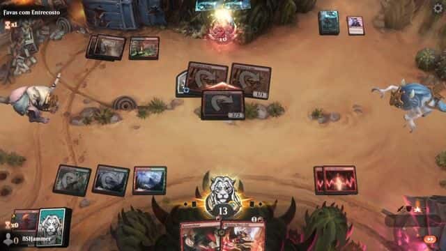 Watch MTG Arena Video Replay - Gruul Prowess by BSHammer VS Rogue by Favas com Entrecosto - Standard Play