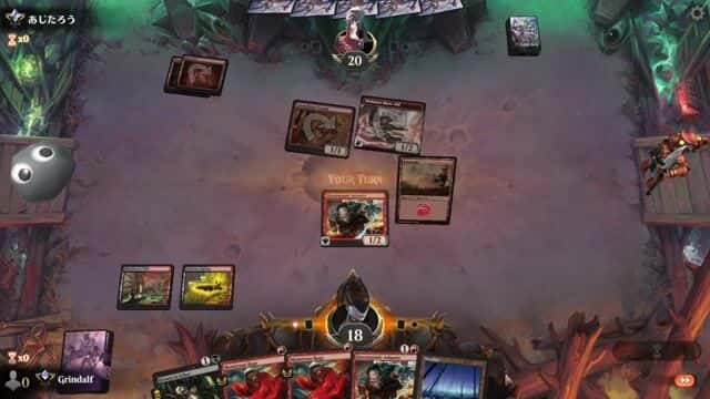 Watch MTG Arena Video Replay - Rakdos Control by Grindalf VS Mono Red Aggro by あじたろう - Standard Ranked