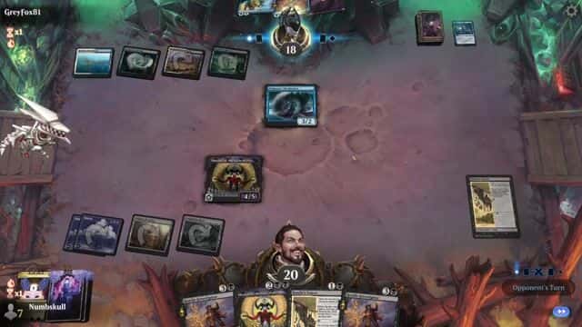 Watch MTG Arena Video Replay - Rogue by Numbskull VS Esper Midrange by GreyFox81 - Traditional Standard Event