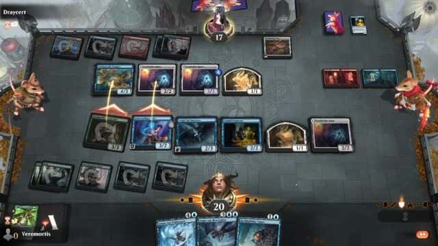 Watch MTG Arena Video Replay - Rogue by Veromortis VS RU by Draycert - MWM Jump In