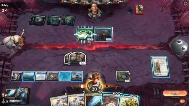 Watch MTG Arena Video Replay - Rogue by BSHammer VS Simic Artifacts by Bobby - Standard Play