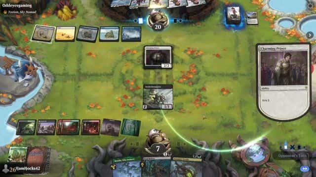 Watch MTG Arena Video Replay - Jund Footfalls by HamHocks42 VS Azorius Control by Oddeyesgaming - Timeless Challenge Match