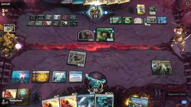 Watch MTG Arena Video Replay - Azorius Flash by Nanoplasm VS Domain Ramp by justvuit - Standard Metagame Challenge