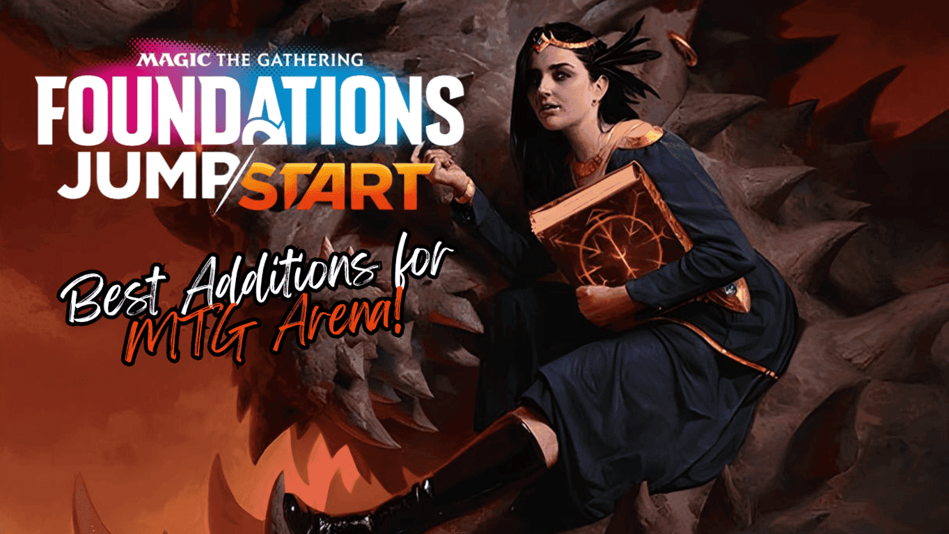 Explore the top additions from Foundations Jumpstart for MTG Arena, including iconic cards like Dark Confidant and Remand, tailored for Historic format!