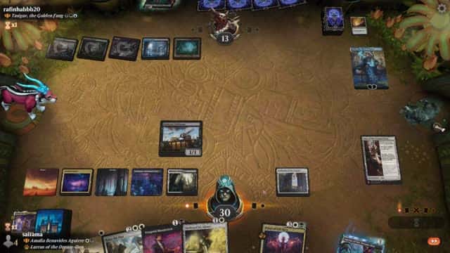 Watch MTG Arena Video Replay - Amalia Benavides Aguirre by saitama VS Tasigur, the Golden Fang by rafinhabbb20 - Historic Brawl