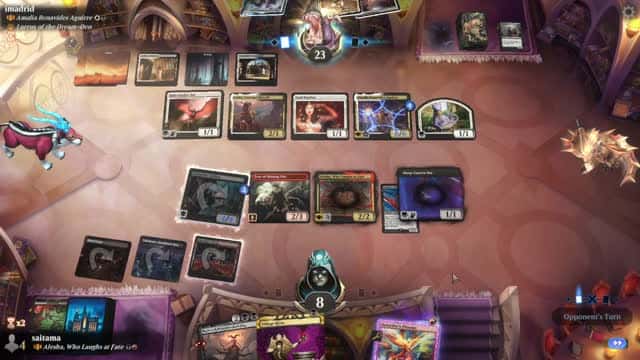 Watch MTG Arena Video Replay - Alesha, Who Laughs at Fate by saitama VS Amalia Benavides Aguirre by imadrid - Historic Brawl