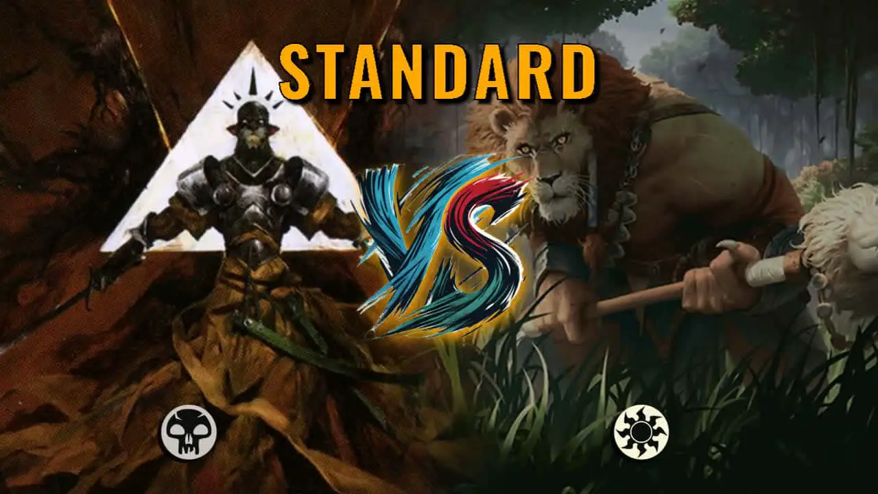 Watch MTG Arena Standard Video - Mono Black Midrange by ToneLoc1899 VS Mono White Aggro by benisntfunny - ab709d