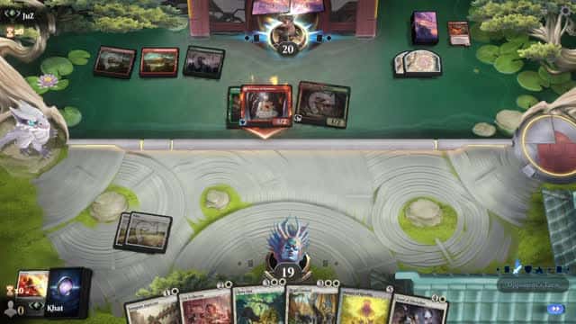 Watch MTG Arena Video Replay - Mono White Aggro by Khat VS Gruul Aggro by JuZ - Explorer Ranked