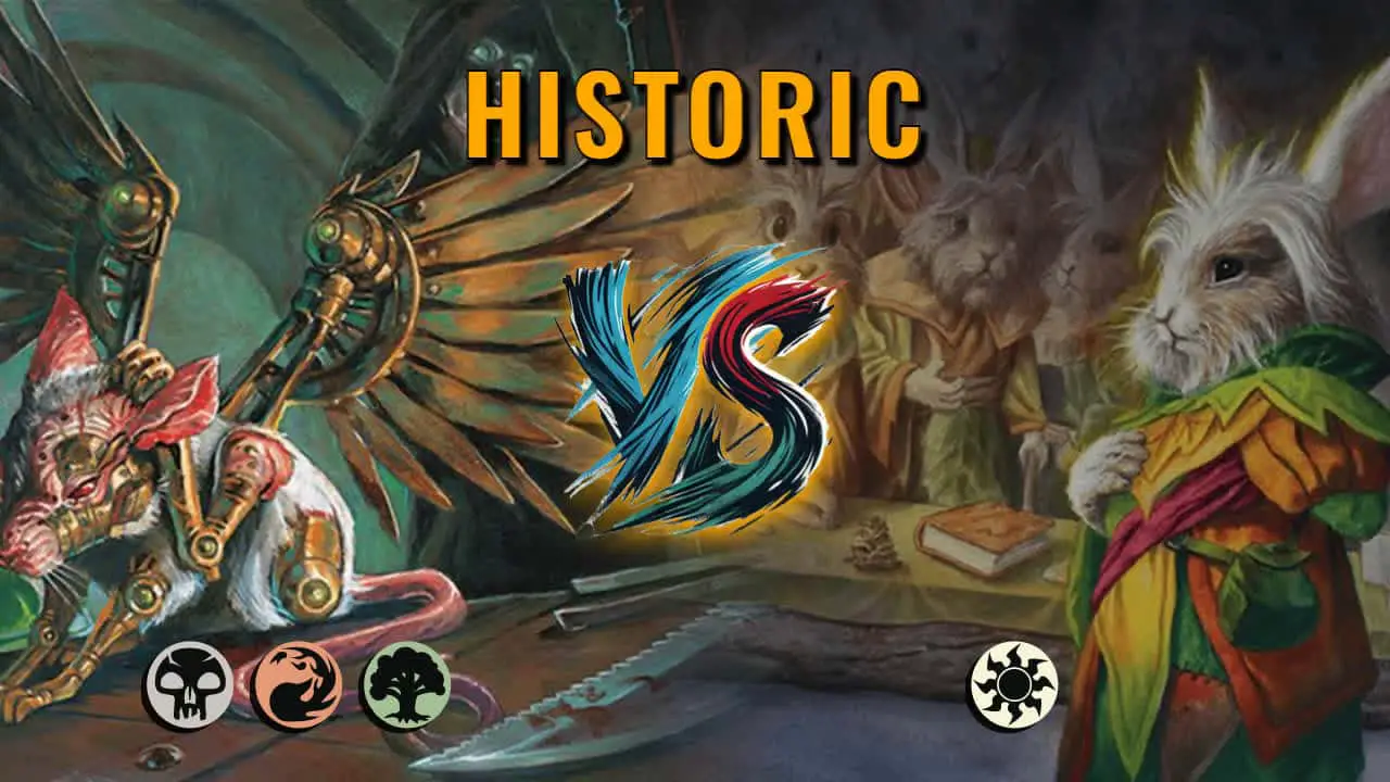 Watch MTG Arena Historic Video - Jund Midrange by saitama VS Mono White Aggro by Tizzy - 8bfbdd