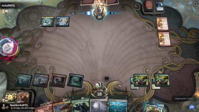 Watch MTG Arena Video Replay - Temur Midrange by HamHocksMTG VS Izzet Control by AirballMTG - Explorer Play