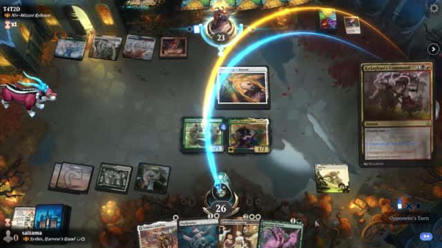 Watch MTG Arena Video Replay - Sythis, Harvest's Hand by saitama VS Niv-Mizzet Reborn by T4T2D - Historic Brawl