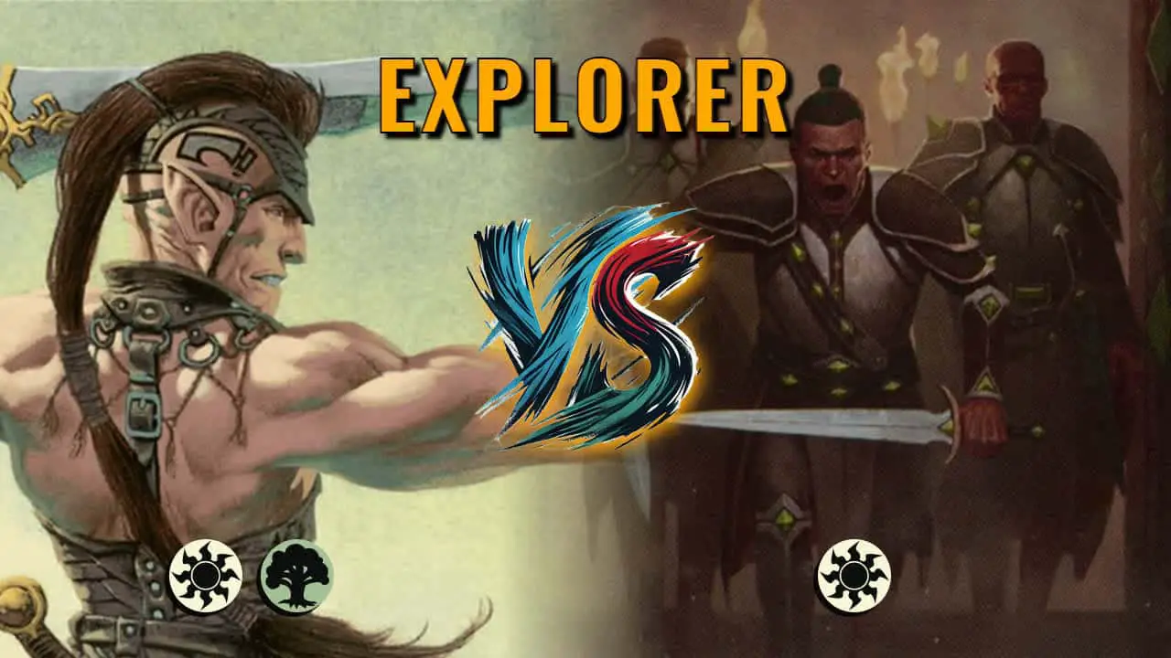 Watch MTG Arena Explorer Video - Selesnya Midrange by Hawk Atankewo VS Mono White Aggro by Yhwach - 3d6ba9