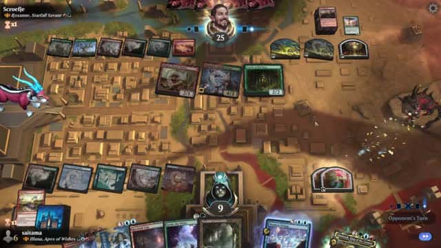 Watch MTG Arena Video Replay - Illuna, Apex of Wishes by saitama VS Roxanne, Starfall Savant by Scroefje - Historic Brawl