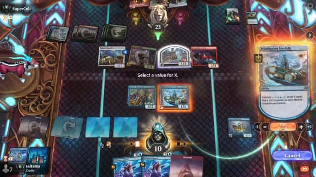 Watch MTG Arena Video Replay - Izzet Midrange by saitama VS Gruul Midrange by SuperCob - Premier Draft Ranked