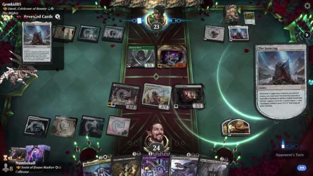 Watch MTG Arena Video Replay - Sorin of House Markov by Numbskull VS Imoti, Celebrant of Bounty by Gemkid85 - Historic Brawl