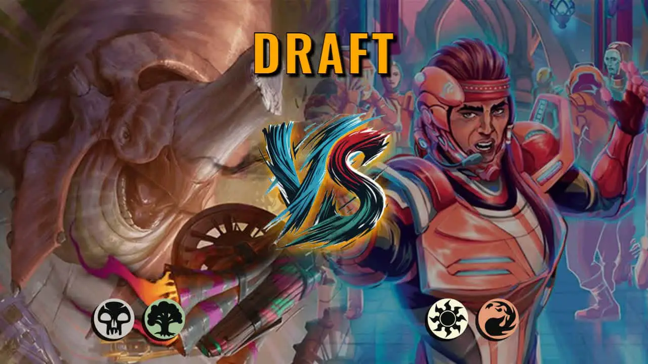 Watch MTG Arena Draft Video - Golgari Midrange by saitama VS Boros Aggro by Nanatron - 23f32a