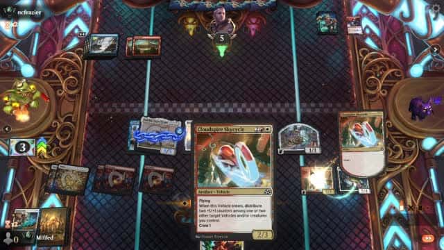 Watch MTG Arena Video Replay - Boros Aggro by Miffed VS Izzet Midrange by ncfrazier - Premier Draft Ranked