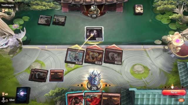 Watch MTG Arena Video Replay - Mono Red Aggro by Khat VS Orzhov Aggro by VanDragon - Explorer Play