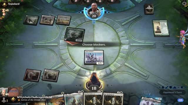 Watch MTG Arena Video Replay - Boros Aggro by MTGADailyChallengeOfficial VS Selesnya Midrange by Standard - Historic Traditional Ranked