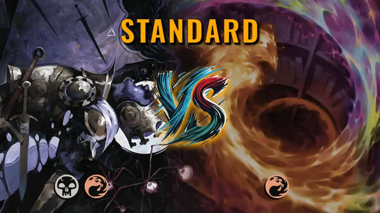 Watch MTG Arena Standard Video - Rakdos Midrange by Numbskull VS Mono Red Midrange by Tuqos - 841d59