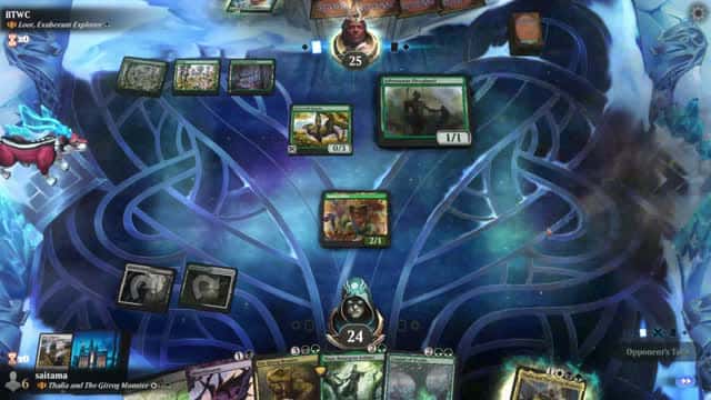 Watch MTG Arena Video Replay - Thalia and The Gitrog Monster by saitama VS Loot, Exuberant Explorer by BTWC - Historic Brawl