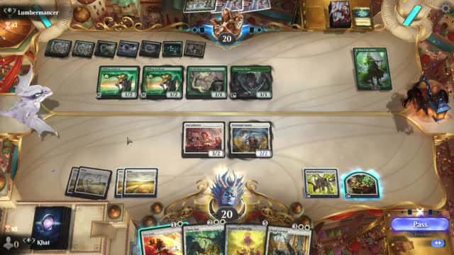 Watch MTG Arena Video Replay - Mono White Aggro by Khat VS Sultai Midrange by Lumbermancer - Explorer Ranked