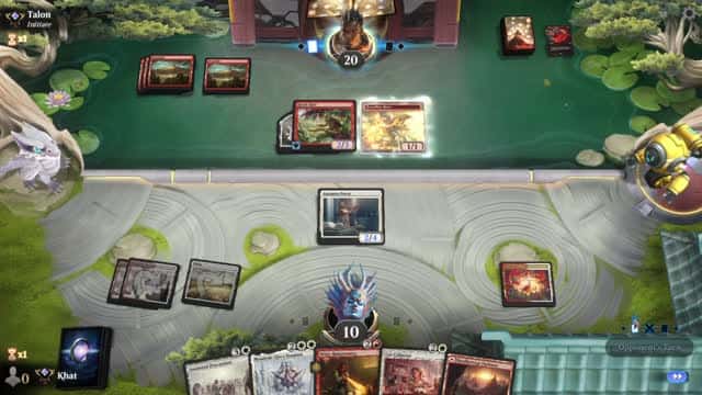 Watch MTG Arena Video Replay - Boros Midrange by Khat VS Mono Red Aggro by Talon - Explorer Ranked