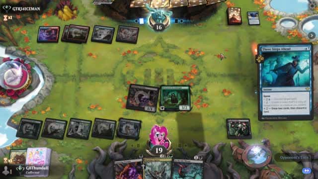 Watch MTG Arena Video Replay - Golgari Aggro by GBThundaII VS Izzet Midrange by GTR34ICEMAN - Standard Ranked