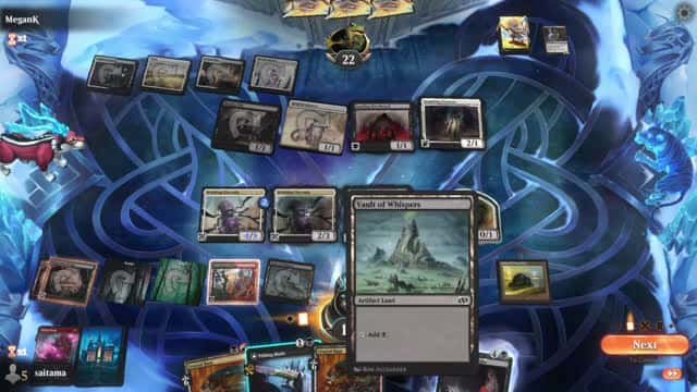 Watch MTG Arena Video Replay - Jund Midrange by saitama VS Orzhov Midrange by MeganK - MWM Historic Pauper