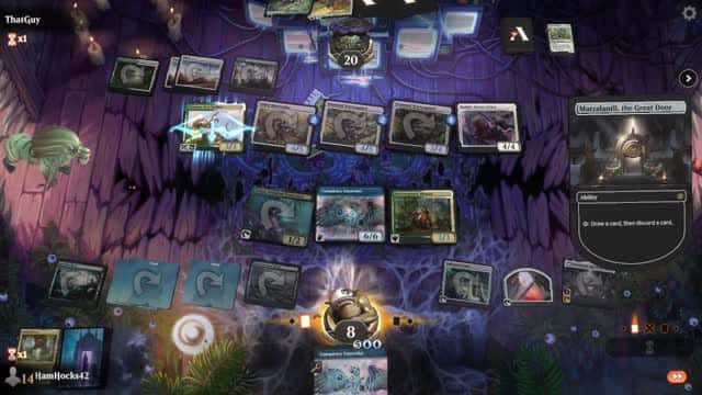 Watch MTG Arena Video Replay - Dimir Midrange by HamHocks42 VS Selesnya Aggro by ThatGuy - Standard Play