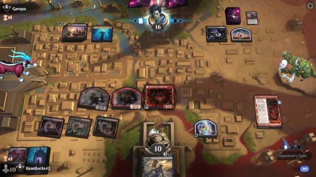 Watch MTG Arena Video Replay - Rakdos Midrange by HamHocks42 VS Mono Black Midrange by Garapa - Explorer Ranked