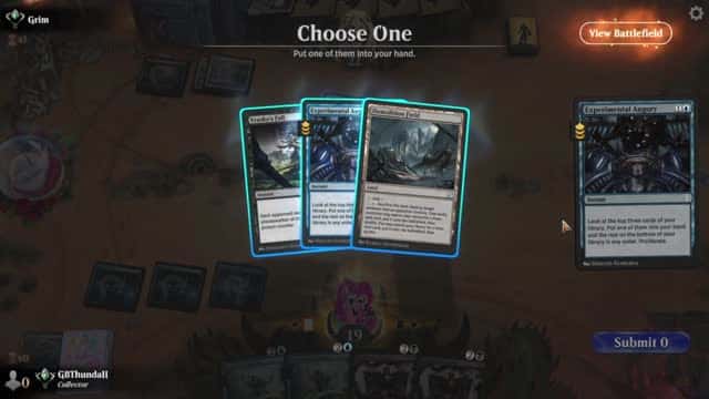 Watch MTG Arena Video Replay - Dimir Control by GBThundaII VS Orzhov Aggro by Grim - Standard Ranked