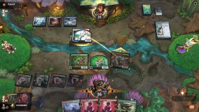 Watch MTG Arena Video Replay - Gruul Aggro by xvenomx VS Esper Aggro by Curx3 - Standard Traditional Ranked