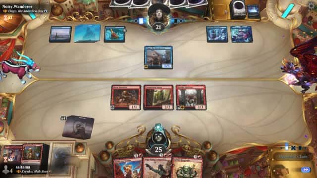 Watch MTG Arena Video Replay - Krenko, Mob Boss by saitama VS Eluge, the Shoreless Sea by Noisy.Wanderer - Historic Brawl