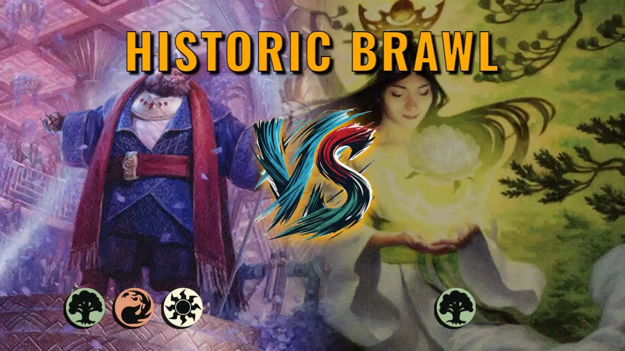 Watch MTG Arena Historic Brawl Video - Jetmir, Nexus of Revels by saitama VS Azusa, Lost but Seeking by Oscar Quintana - 04483a