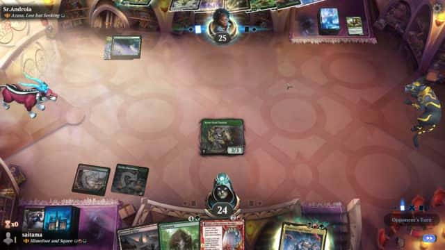 Watch MTG Arena Video Replay - Slimefoot and Squee by saitama VS Azusa, Lost but Seeking by Sr.Androia - Historic Brawl