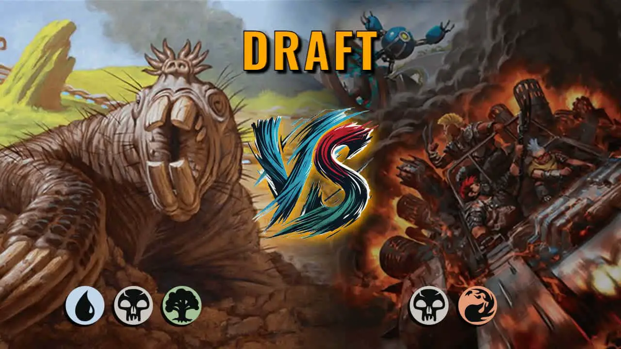 Watch MTG Arena Draft Video - Sultai Midrange by jerejv VS Rakdos Aggro by Merovech - e73c1e