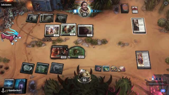 Watch MTG Arena Video Replay - Dimir Midrange by HamHocks42 VS Orzhov Aggro by JakeJames - Standard Challenge Match