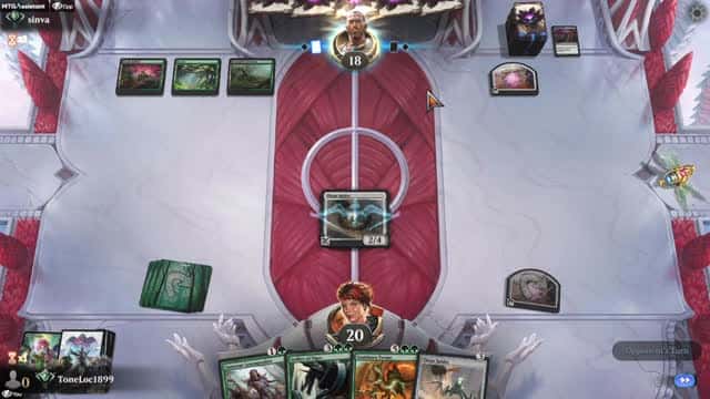 Watch MTG Arena Video Replay - Simic Midrange by ToneLoc1899 VS Golgari Midrange by sinva - Standard Ranked