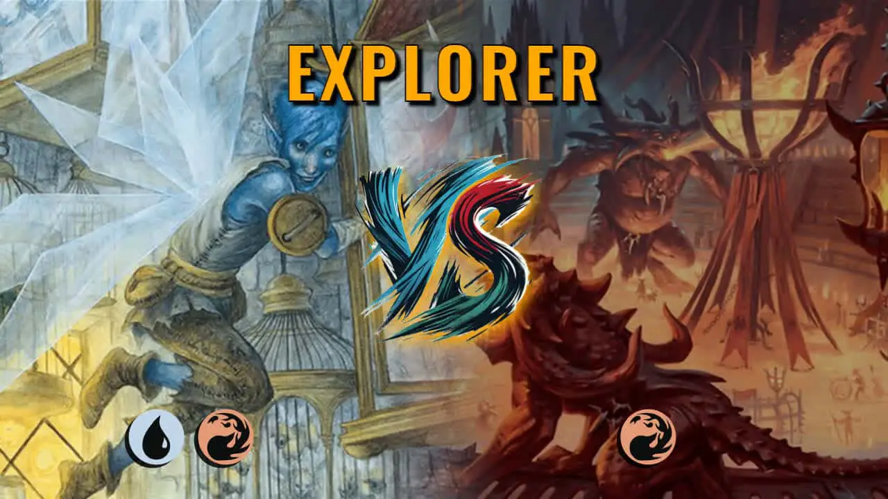 Watch MTG Arena Explorer Video - Izzet Midrange by Yhwach VS Mono Red Midrange by ハルプ - c4202b