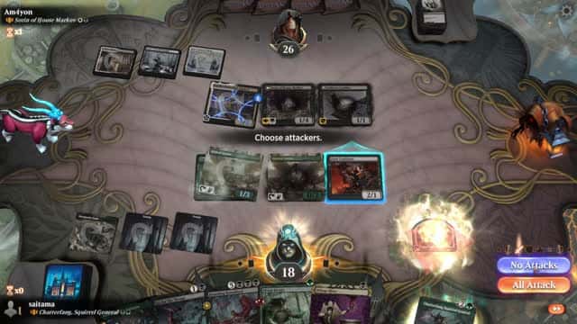 Watch MTG Arena Video Replay - Chatterfang, Squirrel General by saitama VS Sorin of House Markov by Am4yon - Historic Brawl