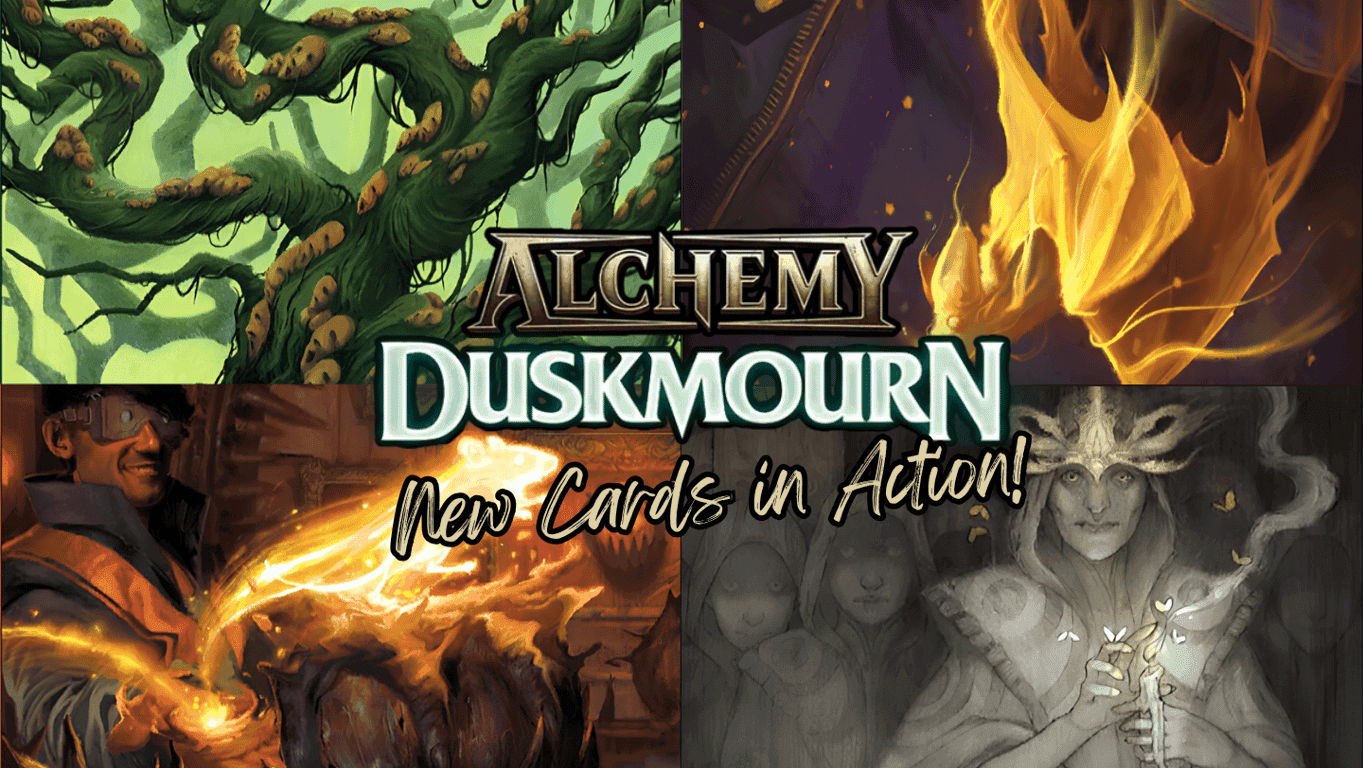 Explore the first competitive decks featuring new cards from Alchemy Duskmourn in MTG Arena. Discover top card picks and strategies in Best of 3 metagame