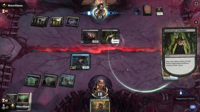 Watch MTG Arena Video Replay - Dimir Aggro by Shurrikane VS 5 Color Aggro by Mosselthana - Standard Ranked