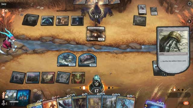 Watch MTG Arena Video Replay - Grixis Control by saitama VS Orzhov Midrange by Joey - Traditional Chromatic Cube Draft