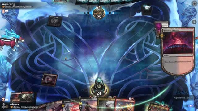 Watch MTG Arena Video Replay - Alesha, Who Laughs at Fate by saitama VS Liliana, Dreadhorde General by Angrathing - MWM Brawl Builder